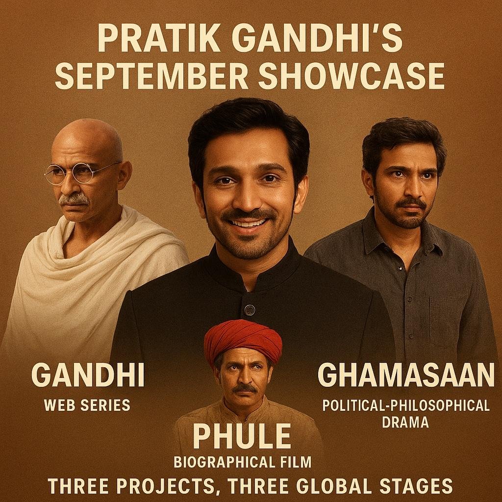 Pratik Gandhi’s September Showcase: Three Projects, Three Global Stages