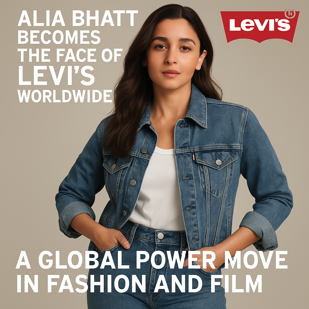 Alia Bhatt becomes the face of Levi’s worldwide – A global power move in fashion and film
