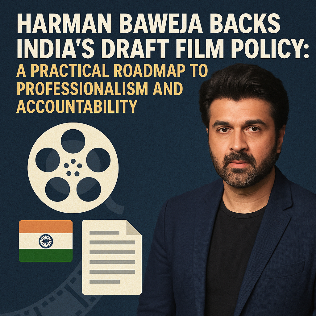 Harman Baweja Backs India’s Draft Film Policy A Practical Roadmap to Professionalism and Accountability