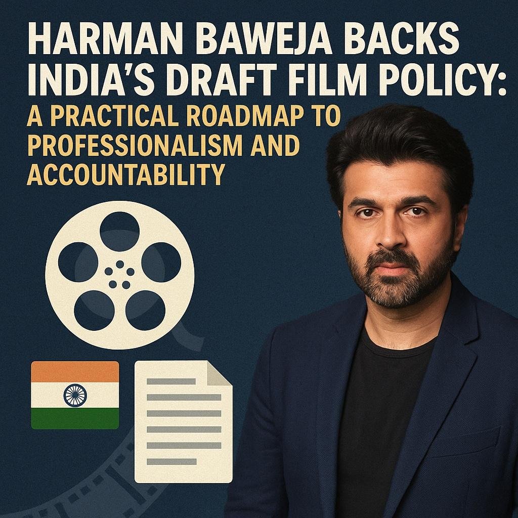 Harman Baweja Backs India’s Draft Film Policy: A Practical Roadmap to Professionalism and Accountability