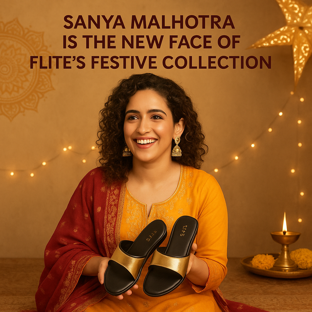 Sanya Malhotra Is the New Face of Flite’s Festive Collection Style, Comfort, and Celebration